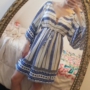 Bell sleeve dress